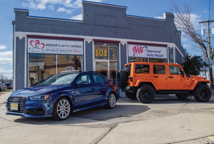 Auto Repair Shop Front | Nerger's Auto Express